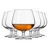 Krosno Brandy Cognac Snifter Glasses, Set of 6, 16.2 oz,