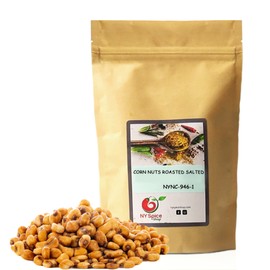 NY Spice Shop Roasted Corn Snack - 5 Pound Salted Corn Nuts Variety Pack - Roasted and Salted Crunchy Snacks - Toasted Corn Nuggets for Charcuterie Boards – Healthy Toasted Crunchy Snacking