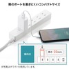 Sanwa Supply ACA-IP87BK USB Charger USB A x 1 Port