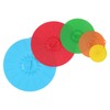 5Pcs/Set Multifunctional Bowl Lid Food Grade Silicone Vacuum Sealing Cover