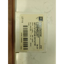 Cutler-Hammer Eaton / Cutler Hammer  C25BNB220T  2 Pole 20A 24V Contactor