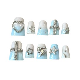  D•U•C•K Handmade Nail Tips - Long Ballerina /  D•U•C•K 수제네일팁 - 롱 발레리나