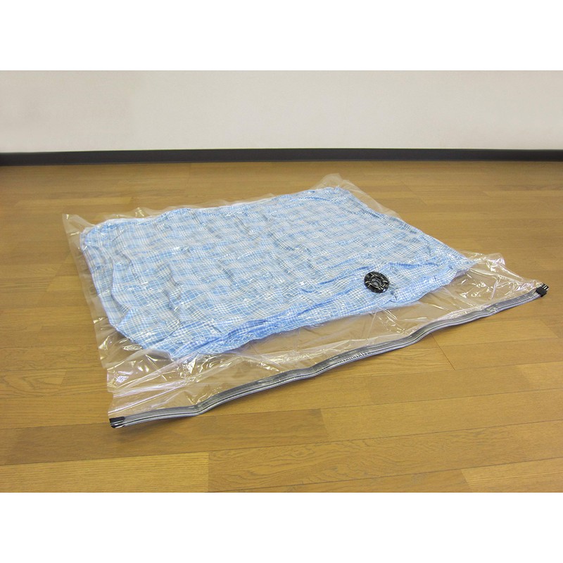 Towa Sangyo Compression Bag, Clear, Medium, Quick Seal, Easy Open/Close,