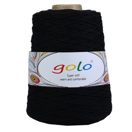 Golo - Hilo de algodón para tejer, 6/4, hilo de urdimbre, 250 g, hilo de algodón para tejer