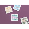 CricutCoaster Blank, Square Infusible Ink, White