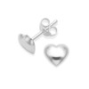 Heather Needham Sterling Silver Heart Earrings - SIZE: 6.5mm x