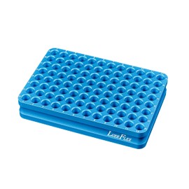 LUERFLEX Aluminum Cooling Block Tube Cool Rack 96 Wells for 0.1ml 0.2ml 96 PCR Plate Strips Pack of 1