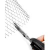 QWORK® 4 Pack Aluminum Gutter Guards, Expandable Aluminum Screen Filter,