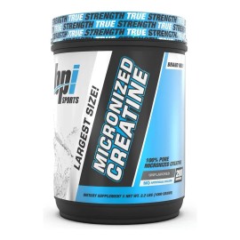 Creatina Monohidrato BPI 1kg en Polvo Sin Sabor Libre de Gluten Deportiva
