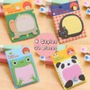 AMFUN 20 Pack Cute Sticky Notes Set, Cartoon Animal Sticky
