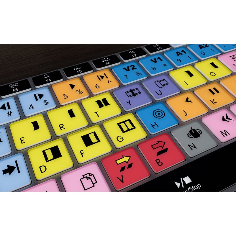 KB Covers Avid Media Composer Keyboard | Backlit Pro Aluminum