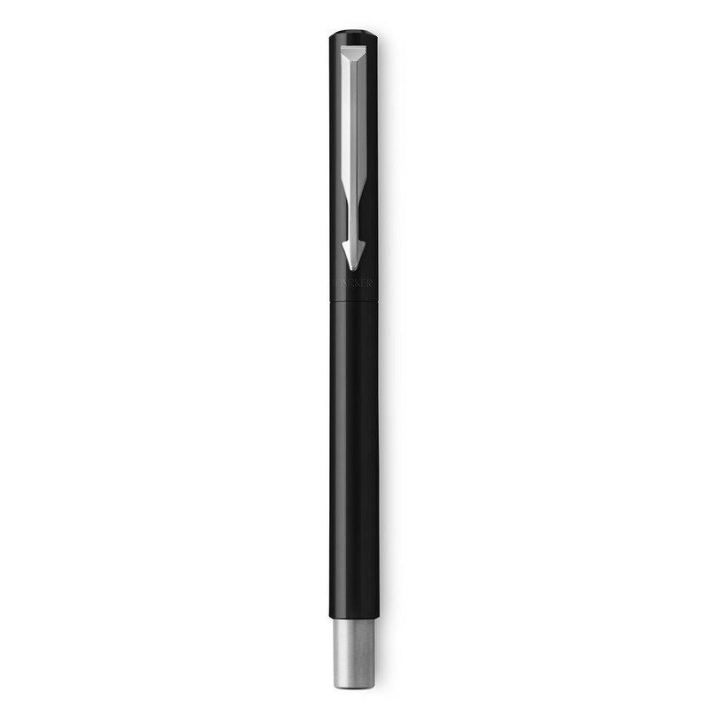 Parker Vector Fountain Pen | Black with Chrome Trim |