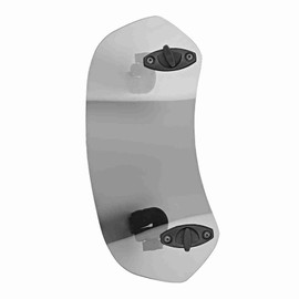 Wind Deflector, Weatherproof Acrylic Universal Fit Motorcycle Tawny for Motorbike