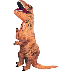 Rubies Original T-Rex Inflatable Costume with Sound for Kids, One Size