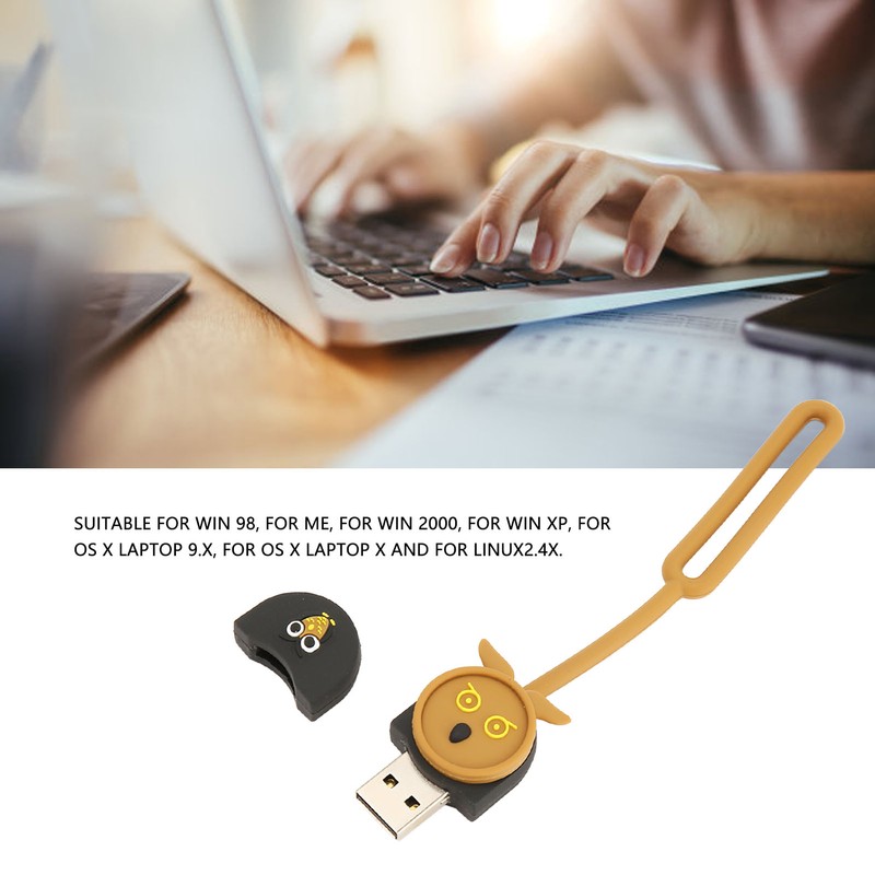 Cartoon USB Flash Drive Owl Style Standard USB2.0 Plug and