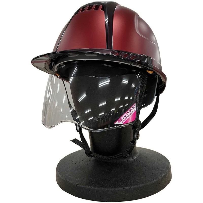 Toyo Safety No. 391FSMMRD Metallic Matte Helmet Red