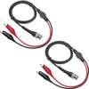 Amadget BNC Q9 to Double Alligator Clip Test Cable Probe