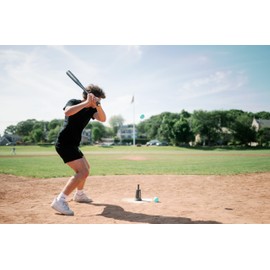 Bandit Sports Tee Popper, Glass Infused Nylon Strength for Long-Lasting Hitting Tee for Perfect Swings, Baseball Training for Practicing Hitting Without a Pitcher (Ball not Included)