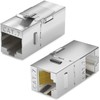 HB-DIGITAL RJ45 Keystone Cat.7 Angle Connector Adapter 90° Angled CAT7
