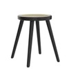 [PJ Collection] Natural Rattan Top Wood Stool, Rattan Stool, Small