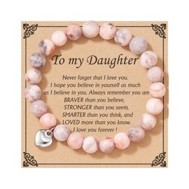 Shonyin Valentines Day Gift for Daughter Gifts from Mom Dad Mother Daughter Gifts for Daughter Bracelet
