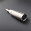 Create idea 2x 3 Pins XLR to 1/4Inch Adapters, XLR
