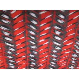 EBI Fabrics Studios Red, Black, Gray Pattern by EBI Fabrics - Cotton - BTY - 36'Lx44"W - Very Nice!!