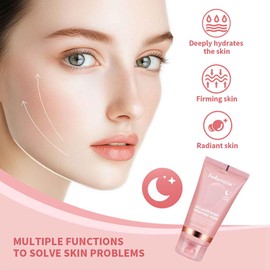 ARCHIDATE Collagen Night Wrapping Mask - Collagen Mask Overnight - Collagen Peel Off Mask Face Mask - Masks Beauty Skin Care Face Mask - Moisturising Mask Face for Women Firming the Skin