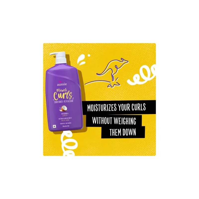 Shampoo Acondicionador Rizos Definidos Aussie Miracle Curls