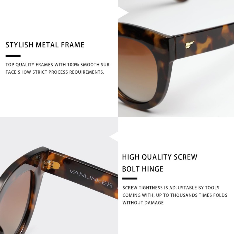 VANLINKER VL9690 - anteojos de sol polarizadas de moda para