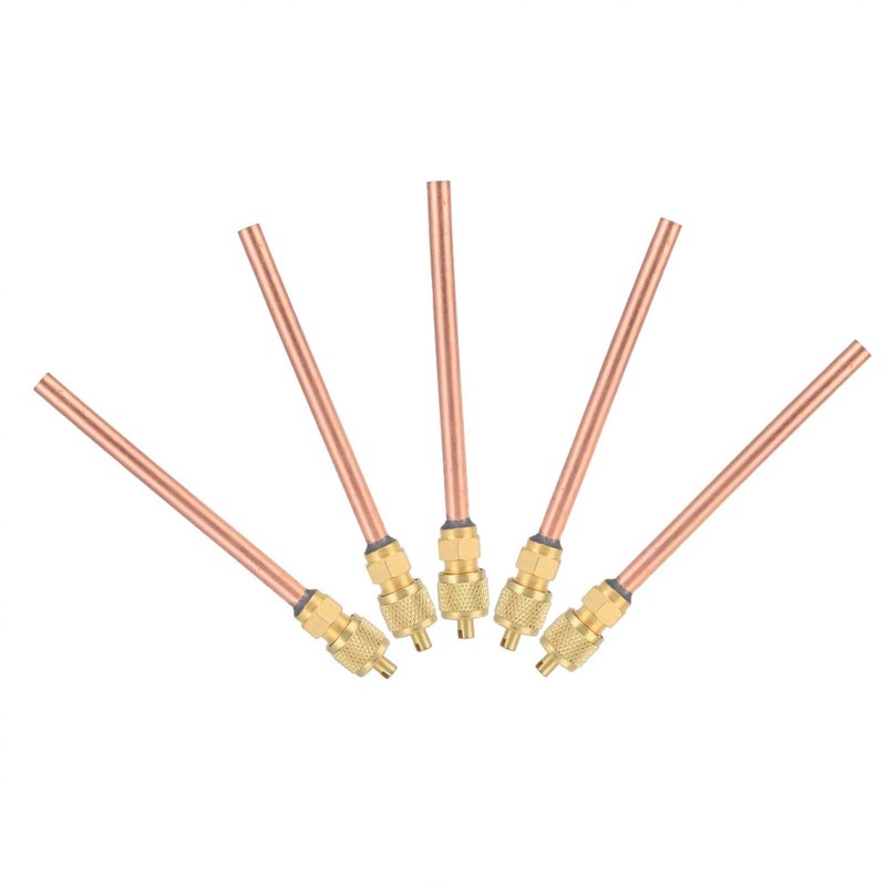 5Pcs Refrigerator Check Valve, Refrigerator Compressor, Copper Air Conditioner Conditioning