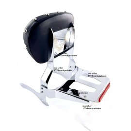 JMEI NEW Stud Sissy Bar Luggage Rack 4 Yamaha Vstar 1100 XV1100 Classic 98 - 2016 USA