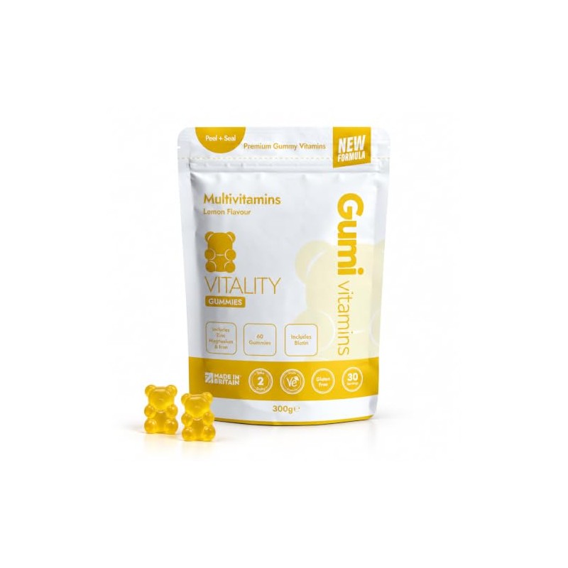 Gumi Vitality Multivitamin Gummies - 17 Vitamins & Minerals