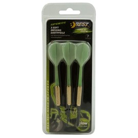 Best Sporting Glow IN The Dark Safety Darts - Fluorescent Soft Darts - 7g Weight - 7g