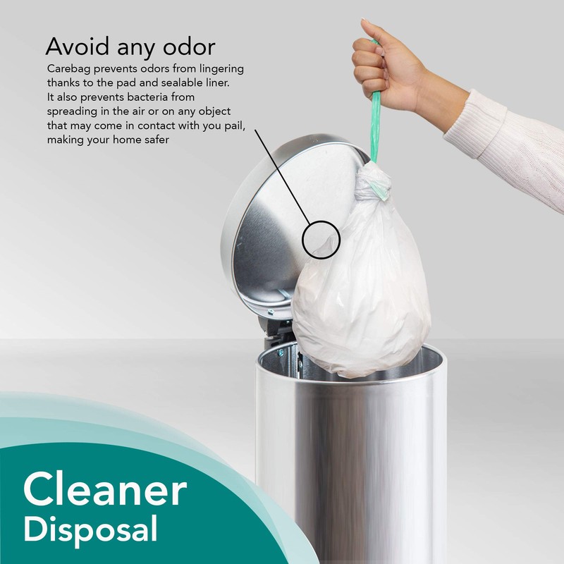 Cleanis CareBag Commode Liner, 20-Count