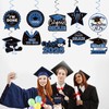 Chris.W 15 Pcs Graduation Party Decorations 2025, Black and Gold