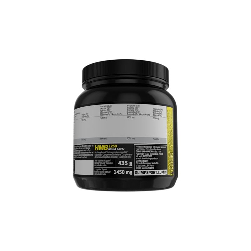 OLIMP SPORT NUTRITION Olimp Labs HMB Capsules, 1250 mg, Pack