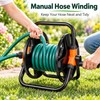 Portable Garden Hose Reel for Water Pipe Storage – Plastic