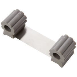 ABUS Junior Care Door Stop - Leif | Baby Safety | Finger Pinch Guard | For flat surfaces | Stopper | silver | 76968