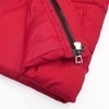 Kids Padded Vest Winter Puffy Detachable Hooded Zipper Up Sleeveless