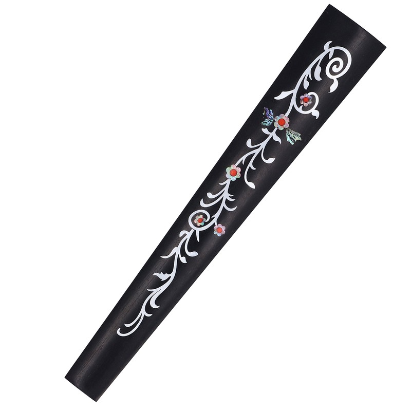 4/4 Violin Fingerboard Ebony Wood Fretboard Violin Finger Plate Replacement