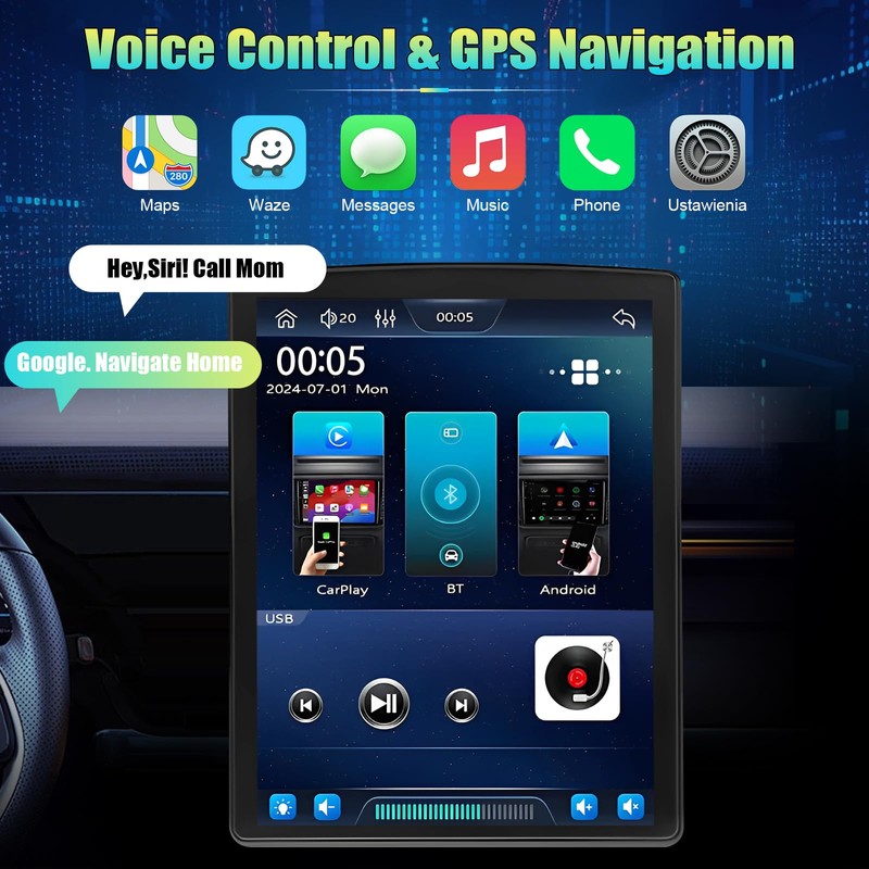 Android 13 Car Stereo for Dodge Grand Caravan 2011-2020 /Chrysler