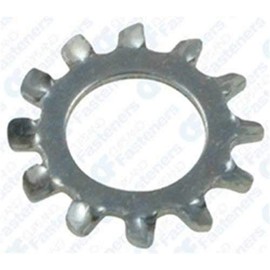 100 # 10 (3/40,6 cm) Externe Lock Unterlegscheiben Zink