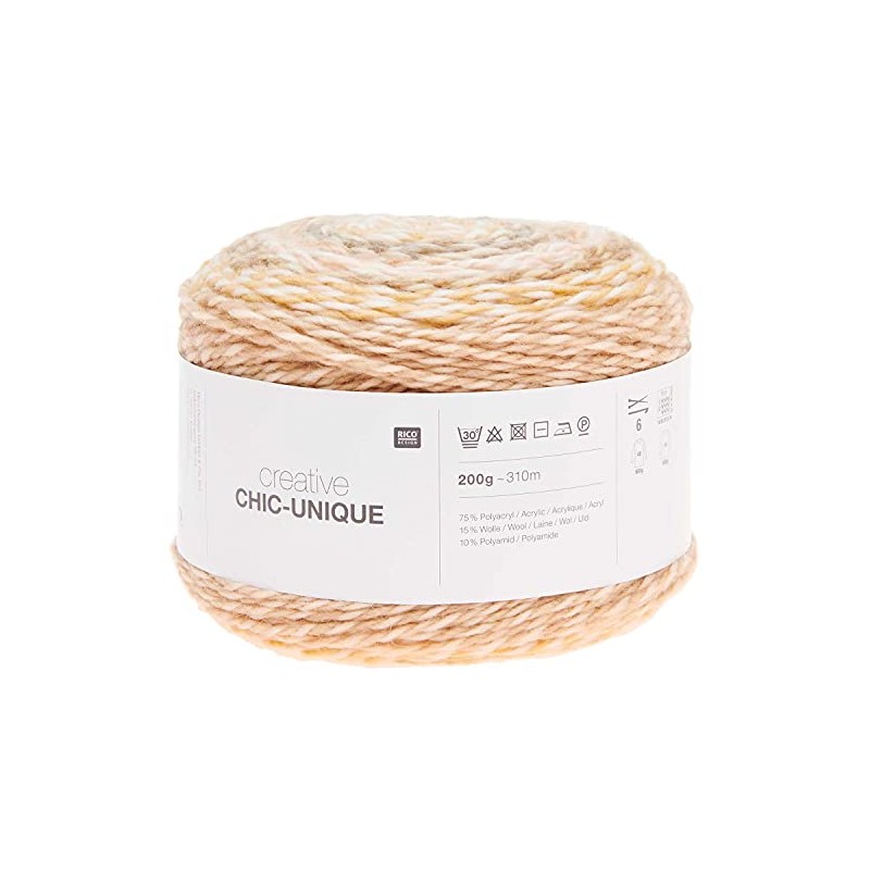 Rico Creative Chic-Unique #07 Gradient Wool for Crochet or Knitting,