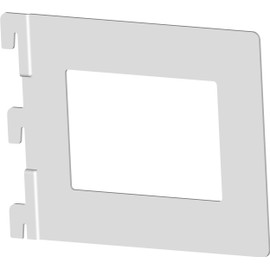 Element System Bücherbügel Karthago (Pack of 4) for 1 and 2-Row / with Wall Rails 10801-00010 White