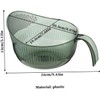 Rice Washer Strainer Bowl, Rice Rinser Strainer Multi-Functional Drain Basket,