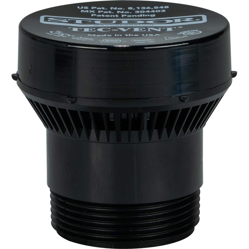 Studor 20344 Tec-Vent Commercial Air Admittance Valve, 1-1/2-Inch Connection