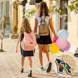 Friendship Elephant Valentines Ornament with Story Card,Sisterhood Elephant Ornament for Women Tribe, Elephant Ornament for Special Bond,Friendship Gifts for Best Friends and Sisters (Orange)