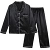 Vopmocld Big Kids Unisex Pjs Set Girls Boys Silk Pajama