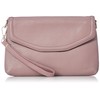 EL Leather LG01 Flat Mini Clutch, Pink